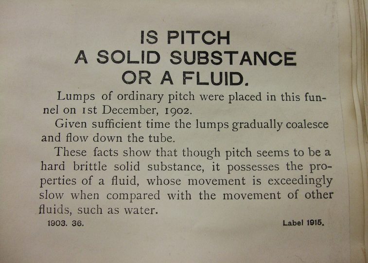 A page from a yellowed book describing what pitch is.