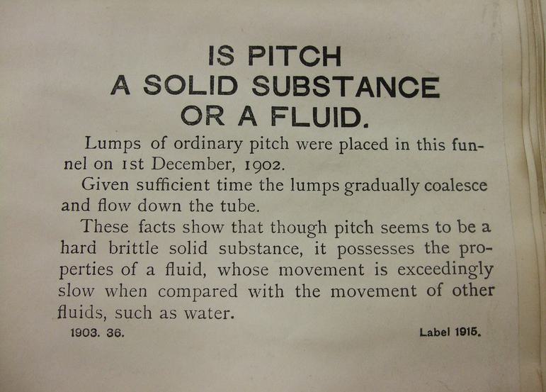 A page from a yellowed book describing what pitch is.