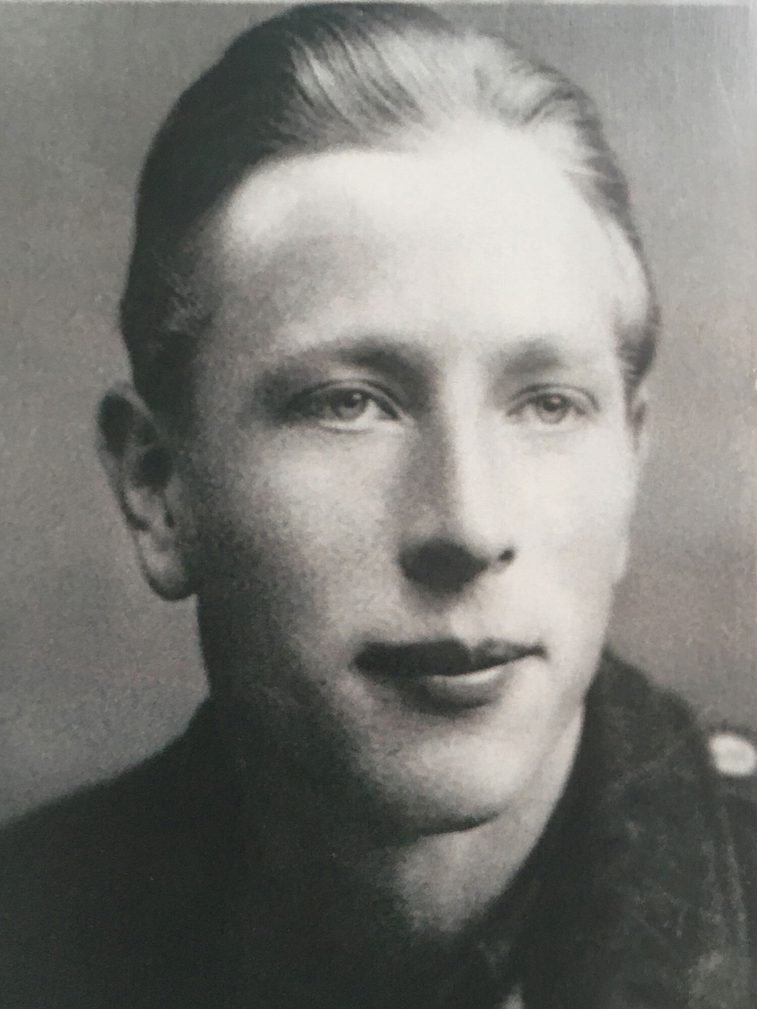 A black and white photograph of Heinrich Luckel's face.