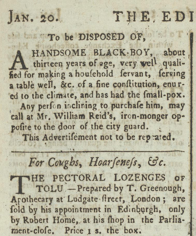 A closeup of an old newspaper article
