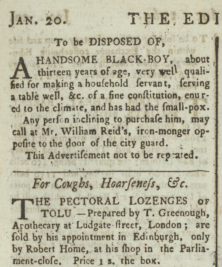 A closeup of an old newspaper article