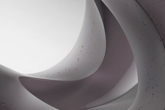 Close up glass artwork by Heike Brachlow.