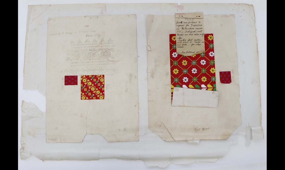 The same sheet of paper is displayed after having been cleaned