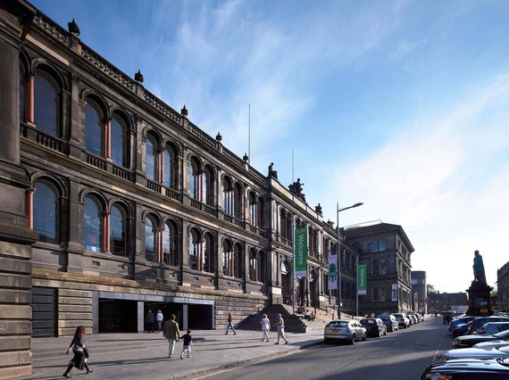 View of the National Museum of Scotland building on Chambers Street in Edinburgh.