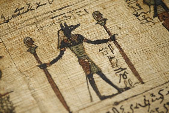 An ancient Egyptian artefact.