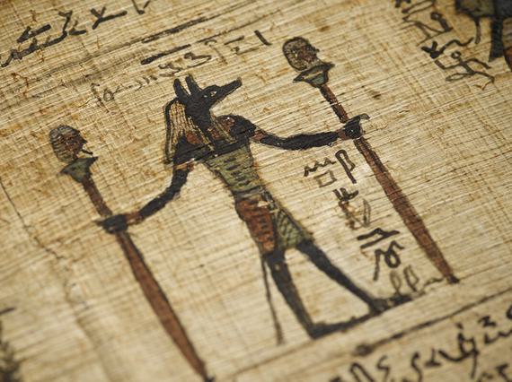 An ancient Egyptian artefact.