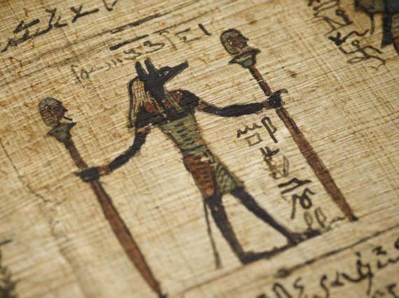 An ancient Egyptian artefact.
