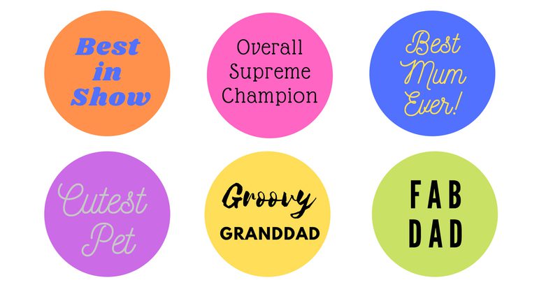 Printable rosette centres