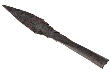 A pointed arrow head